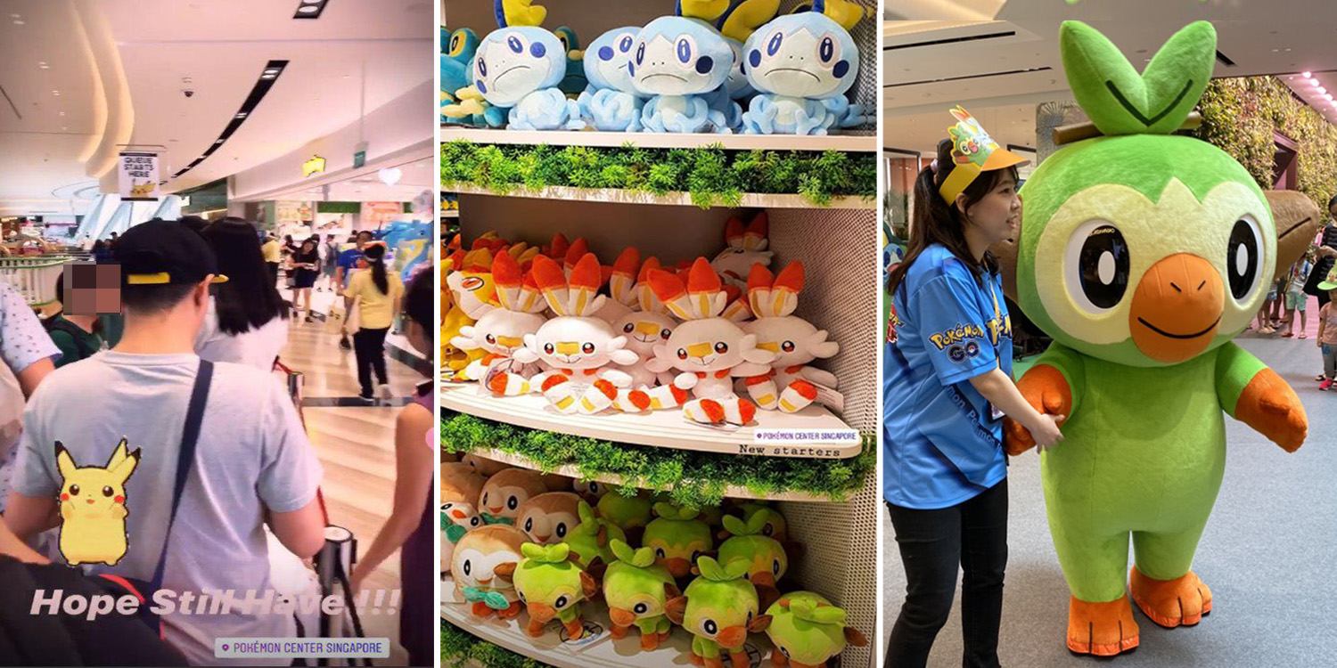 S Pore Trainers Swarm Pokemon Middle To Choose Sword Defend Starters On Launch Day Snugme