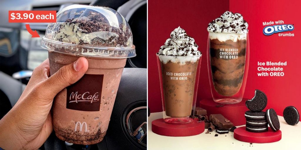 ice blended chocolate oreo